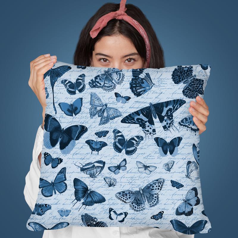 Butterfly Seamless Ii Throw Pillow By Andrea Haase