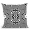 Black And White Swirl Throw Pillow By Andrea Haase