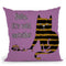 Cat Cold Throw Pillow By Andrea Haase