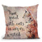 Cats Quote Throw Pillow By Andrea Haase