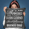 Chalkboard Bonjour Throw Pillow By Andrea Haase