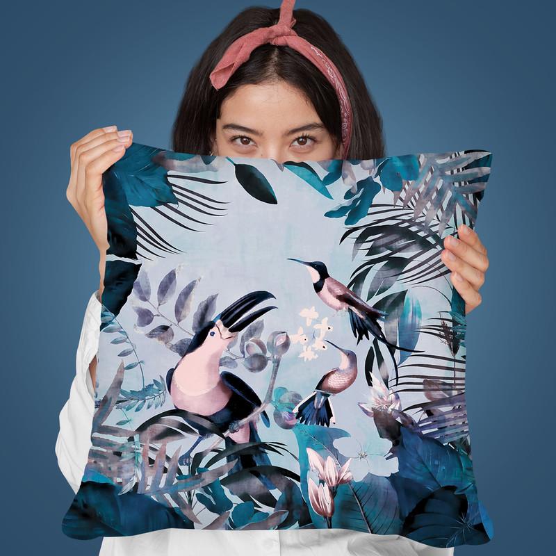 Channel-Billed Toucan I Throw Pillow By Andrea Haase