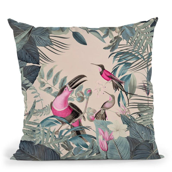 Channel-Billed Toucan Ii Throw Pillow By Andrea Haase