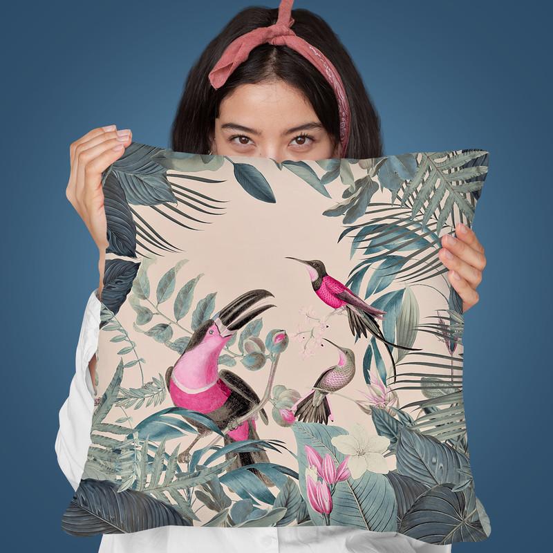 Channel-Billed Toucan Ii Throw Pillow By Andrea Haase