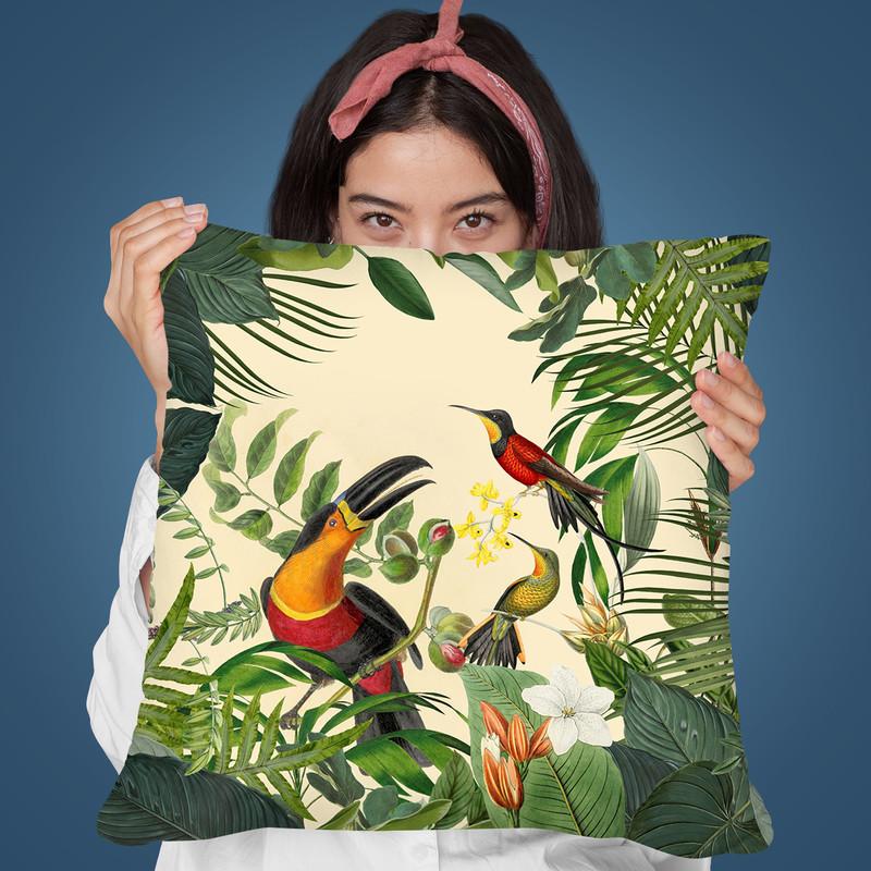 Channel-Billed Toucan Iii Throw Pillow By Andrea Haase