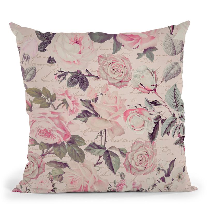 Chintz Throw Pillow By Andrea Haase