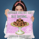 Chocolate Understands Quote Throw Pillow By Andrea Haase