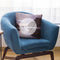 Cliff Water Circle Throw Pillow By Andrea Haase