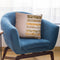 Coffee Gold Stripes Throw Pillow By Andrea Haase
