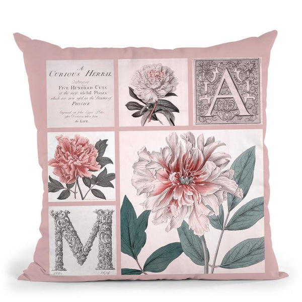 Collage Botanical Throw Pillow By Andrea Haase