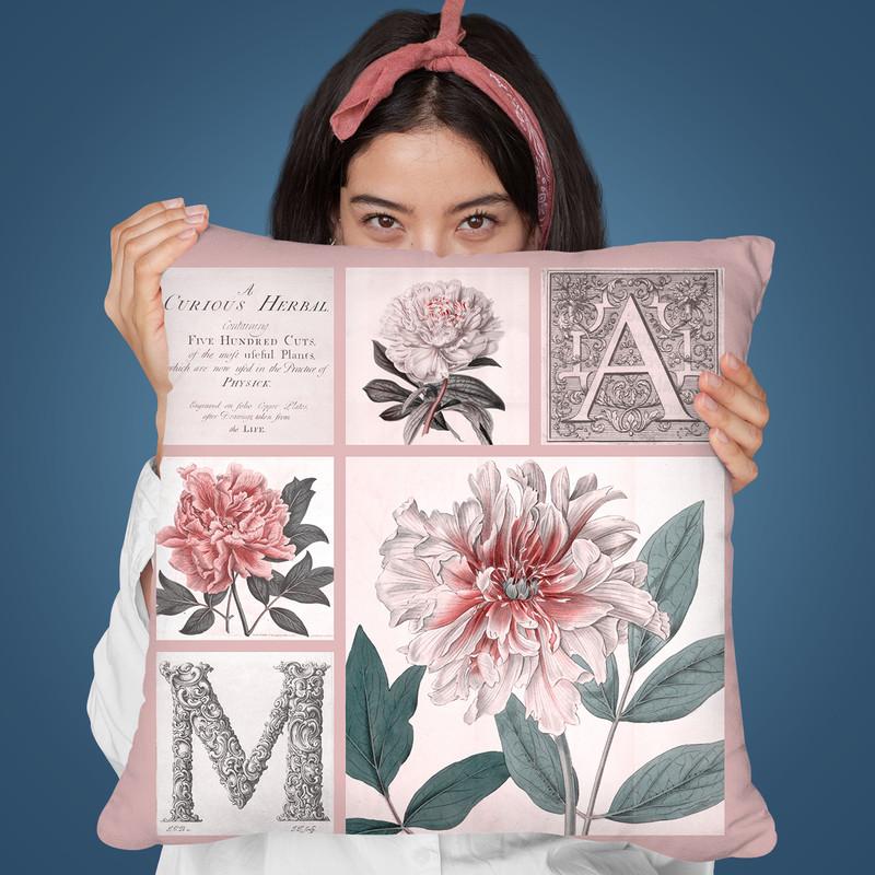 Collage Botanical Throw Pillow By Andrea Haase