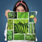 Collage Green Throw Pillow By Andrea Haase
