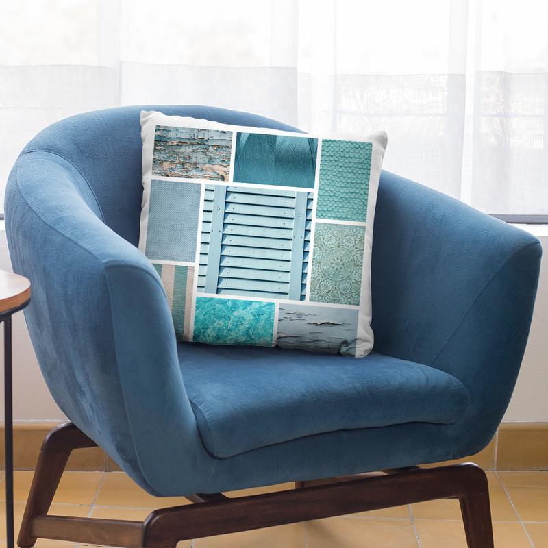 Collage Turkish Throw Pillow By Andrea Haase