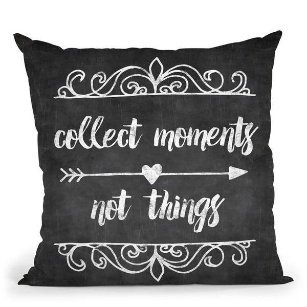 Collect Moments Chalk Throw Pillow By Andrea Haase