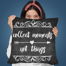 Collect Moments Chalk Throw Pillow By Andrea Haase