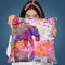 Color Bomb Elephant Throw Pillow By Andrea Haase
