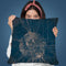 Copper Blue I Throw Pillow By Andrea Haase