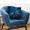 Copper Blue Throw Pillow By Andrea Haase