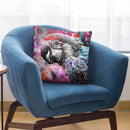 Crazy Parrot Throw Pillow By Andrea Haase