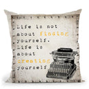 Creating Yourself Throw Pillow By Andrea Haase