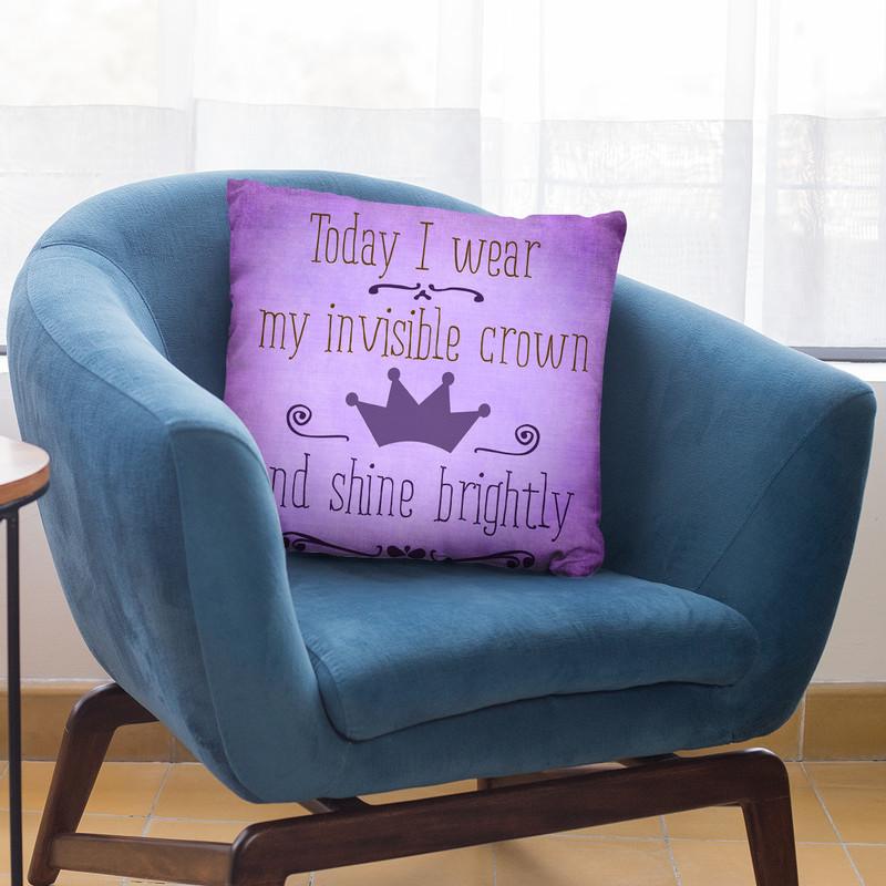 Crown Throw Pillow By Andrea Haase