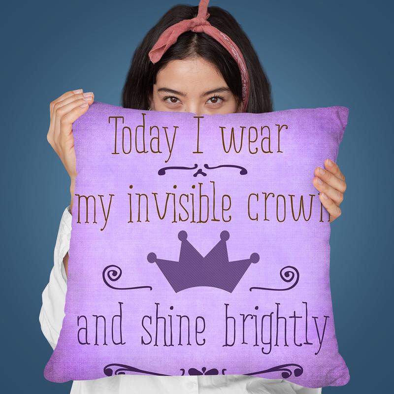 Crown Throw Pillow By Andrea Haase