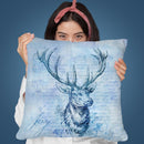 Deer Joy To The World Throw Pillow By Andrea Haase