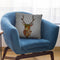 Deer Knit Throw Pillow By Andrea Haase
