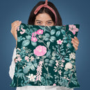 Delicate Flowers Vintage I Throw Pillow By Andrea Haase