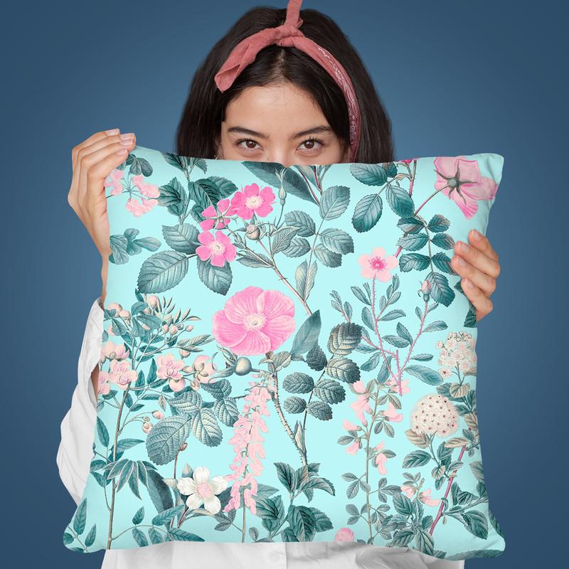 Delicate Flowers Vintage Ii Throw Pillow By Andrea Haase