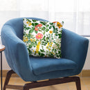 Delicate Flowers Vintage Throw Pillow By Andrea Haase