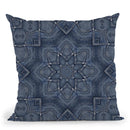 Denim Octagon Master Throw Pillow By Andrea Haase