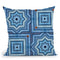 Denim Patchwork Throw Pillow By Andrea Haase