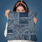 Denim Throw Pillow By Andrea Haase