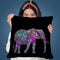 Dot Art Elephant Throw Pillow By Andrea Haase