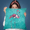 Dot Art Flamingo I Throw Pillow By Andrea Haase