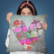 Dotted Heart Throw Pillow By Andrea Haase