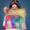 Elephant Artwork Throw Pillow By Andrea Haase