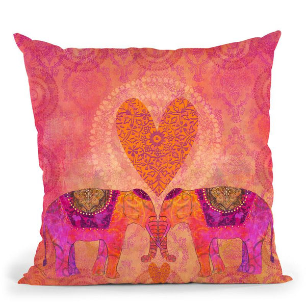 Elephant Lovejpg Throw Pillow By Andrea Haase