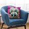 Elephants Art Throw Pillow By Andrea Haase