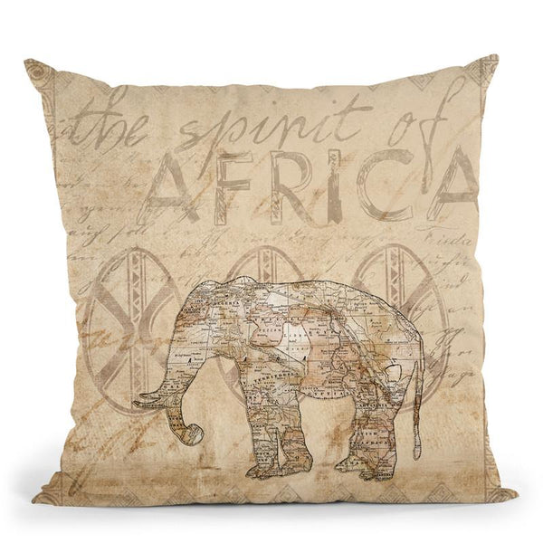 Elephants Of Africa Throw Pillow By Andrea Haase