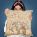 Elephants Of Africa Throw Pillow By Andrea Haase