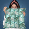 Emerald Glamour Throw Pillow By Andrea Haase