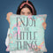 Enjoy The Little Things Throw Pillow By Andrea Haase