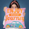Enjoy Your Journey Throw Pillow By Andrea Haase