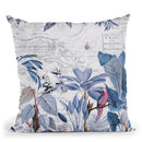 Exotic Birds Journey I Throw Pillow By Andrea Haase