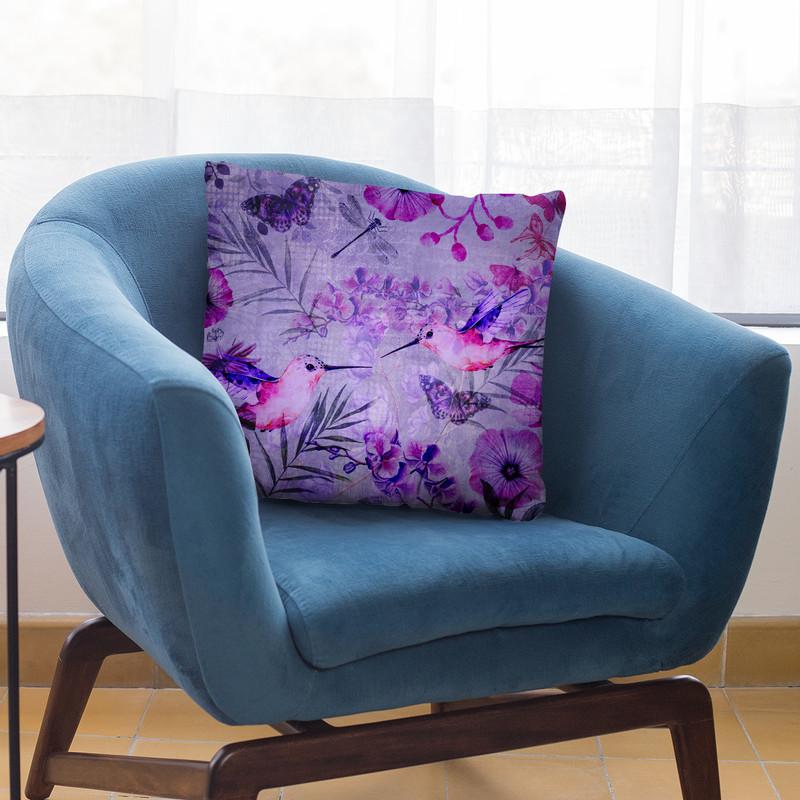 Exotic Purple Throw Pillow By Andrea Haase
