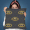 Eye Pattern Gold Throw Pillow By Andrea Haase