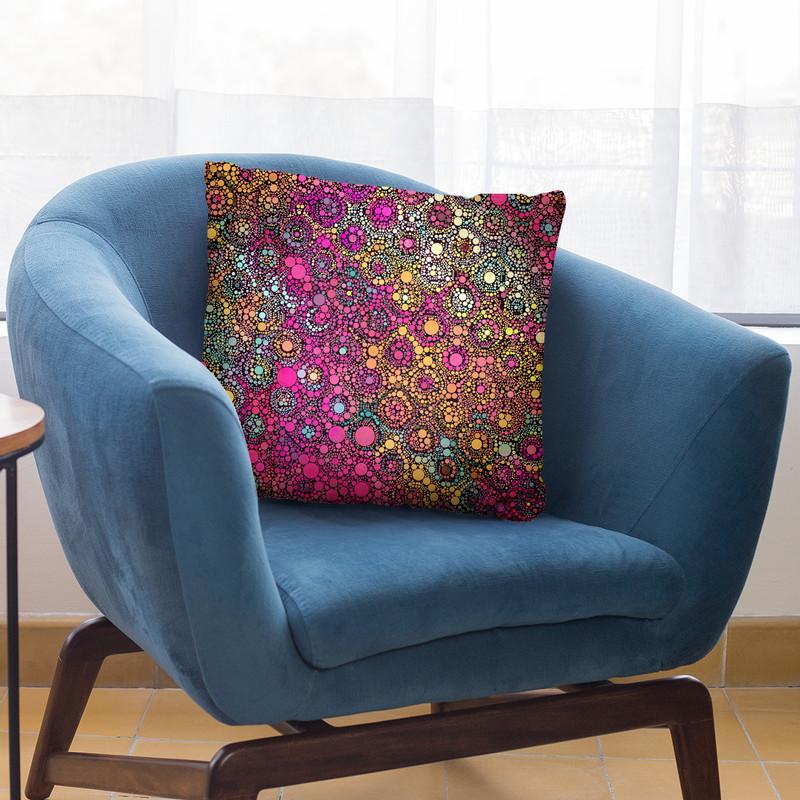 Fancy Dots Throw Pillow By Andrea Haase