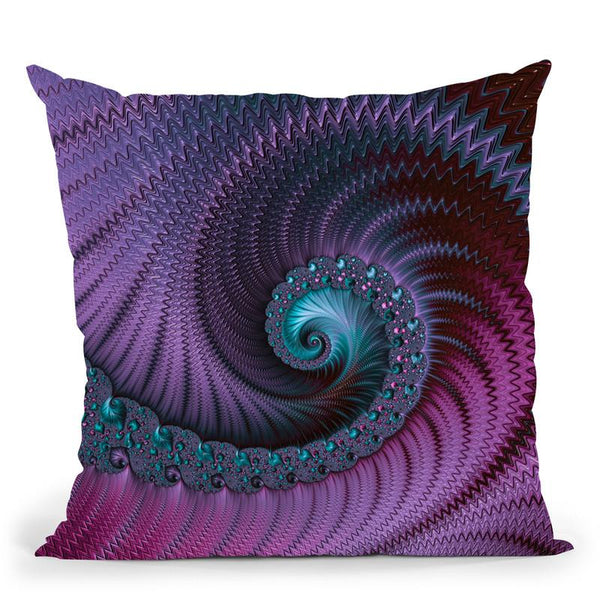 Fantastic Fractal Throw Pillow By Andrea Haase